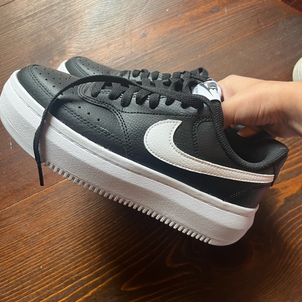 Nike Women's Court Vision Low Alta Platform Shoes